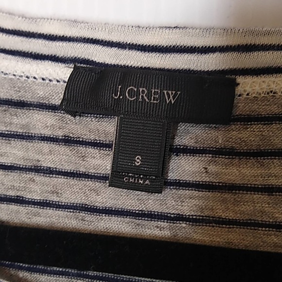 J. Crew 100% Linen Baseball Tee Size Small - Picture 3 of 6